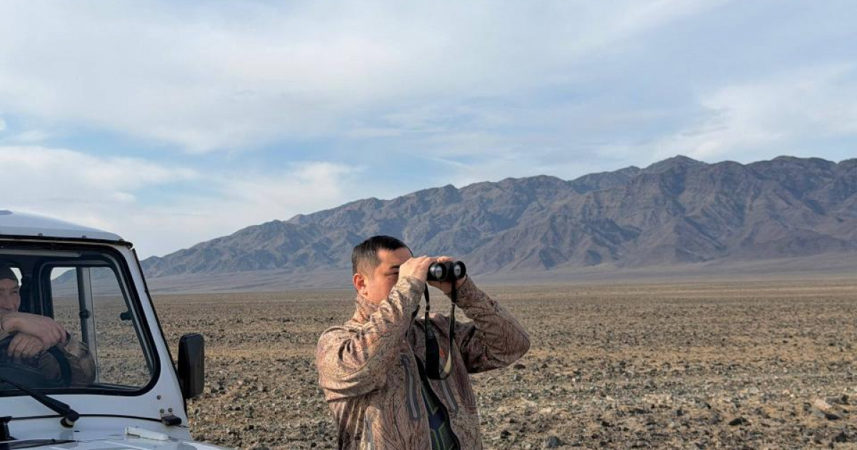 "Алтын-Емел"  ұлттық паркінде Қызыл кітапқа енген аңдарға қысқы санақ жүргізілді