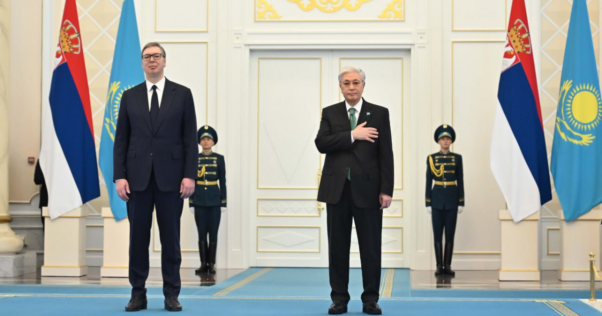 Сербия президенті Александр Вучич Астанаға келді