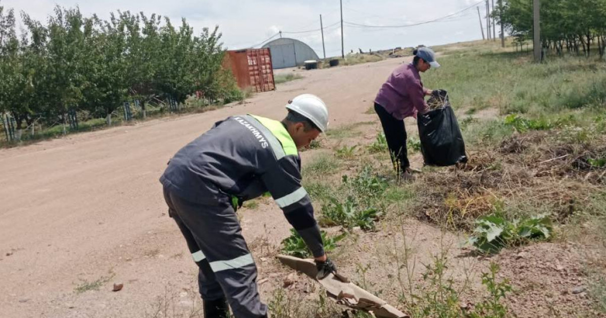Қазақмыс кәсіпорындарында аумақты абаттандыру жұмысы жүргізілді