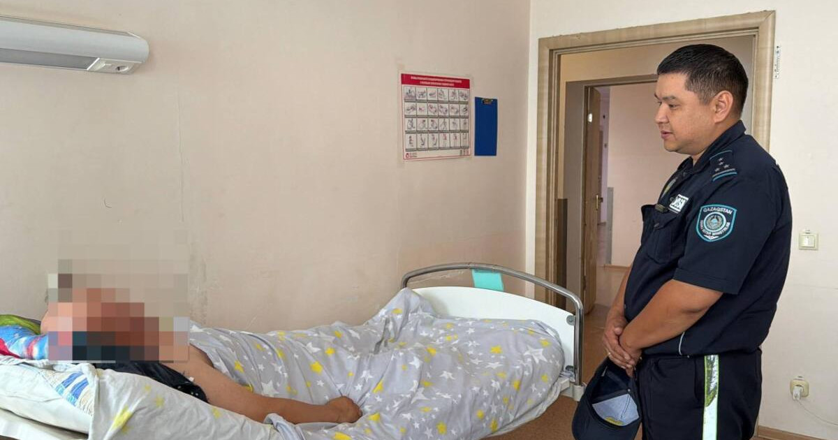 Қостанайда полицейлер жүргізушіні өлімнен құтқарып қалды