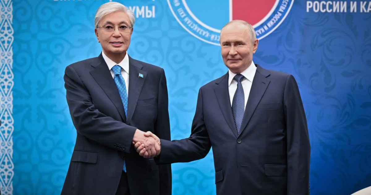 Мемлекет басшысы Қасым-Жомарт Тоқаев Ресей Президенті Владимир Путинмен кездесті