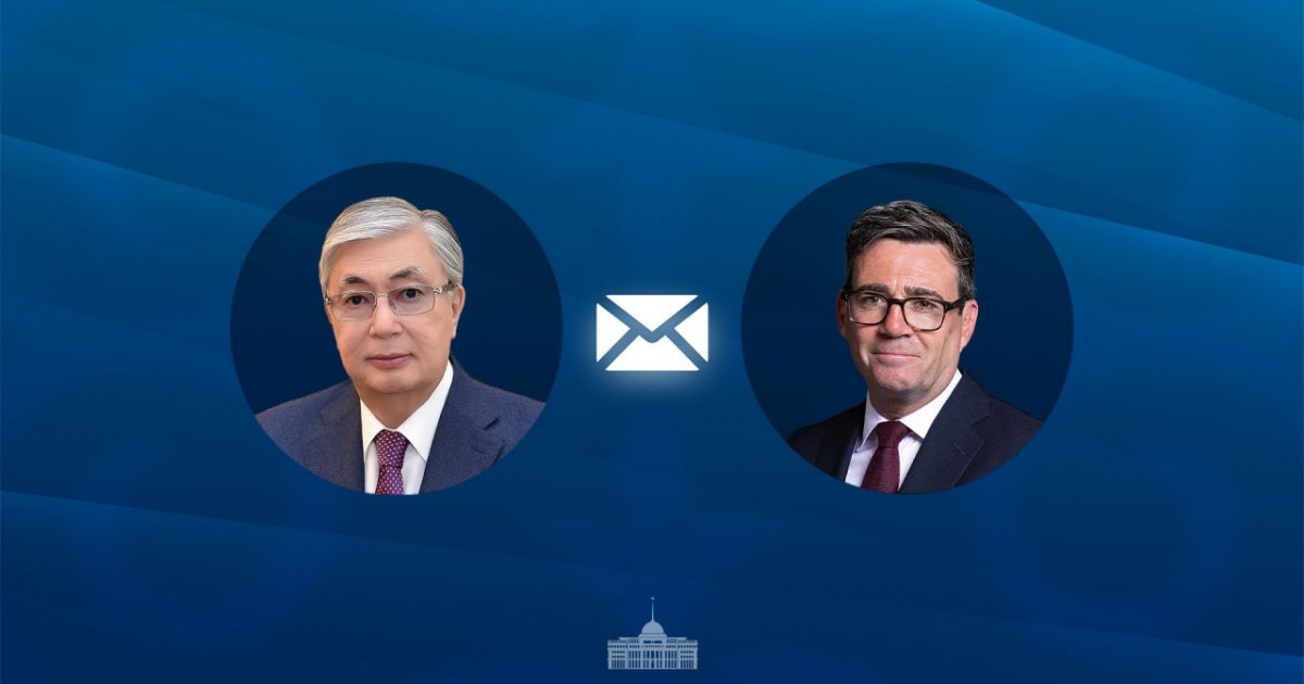 Президент Қасым-Жомарт Тоқаев Эндрю Бернемді құттықтады