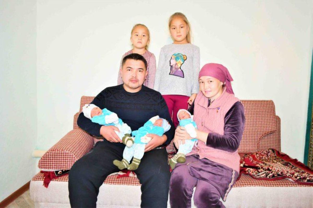 Аман, Есен, Жүрсін – Жамбыл облысында үшем өмірге келді