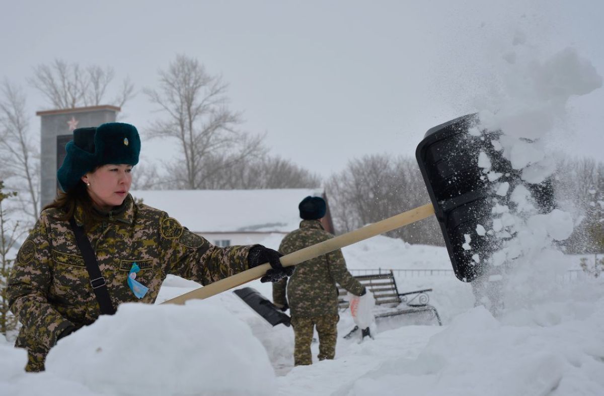 Сарбаздар сенбілік өткізді