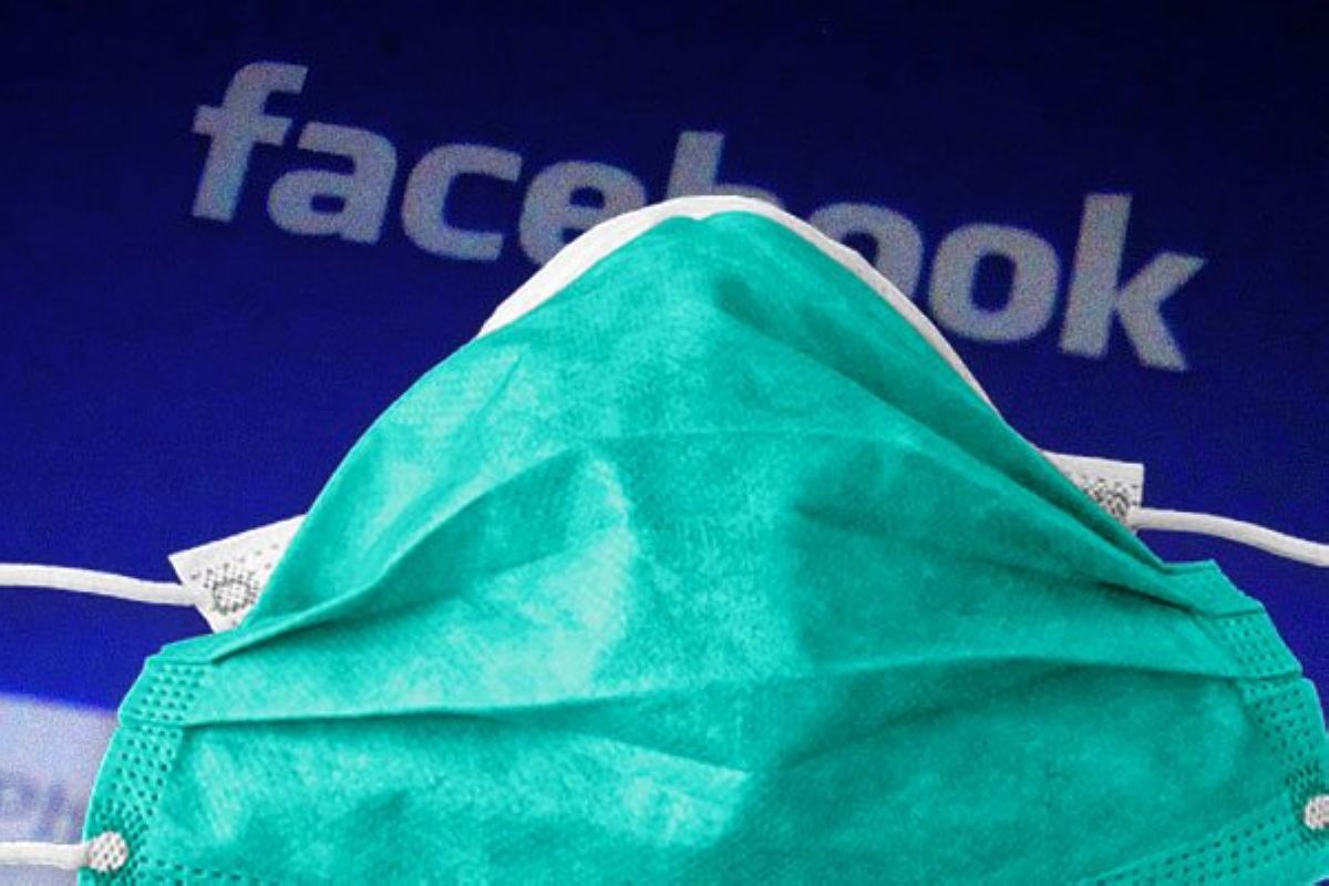 Facebook желісі медициналық масканы жарнамалауға қатаң тыйым салды