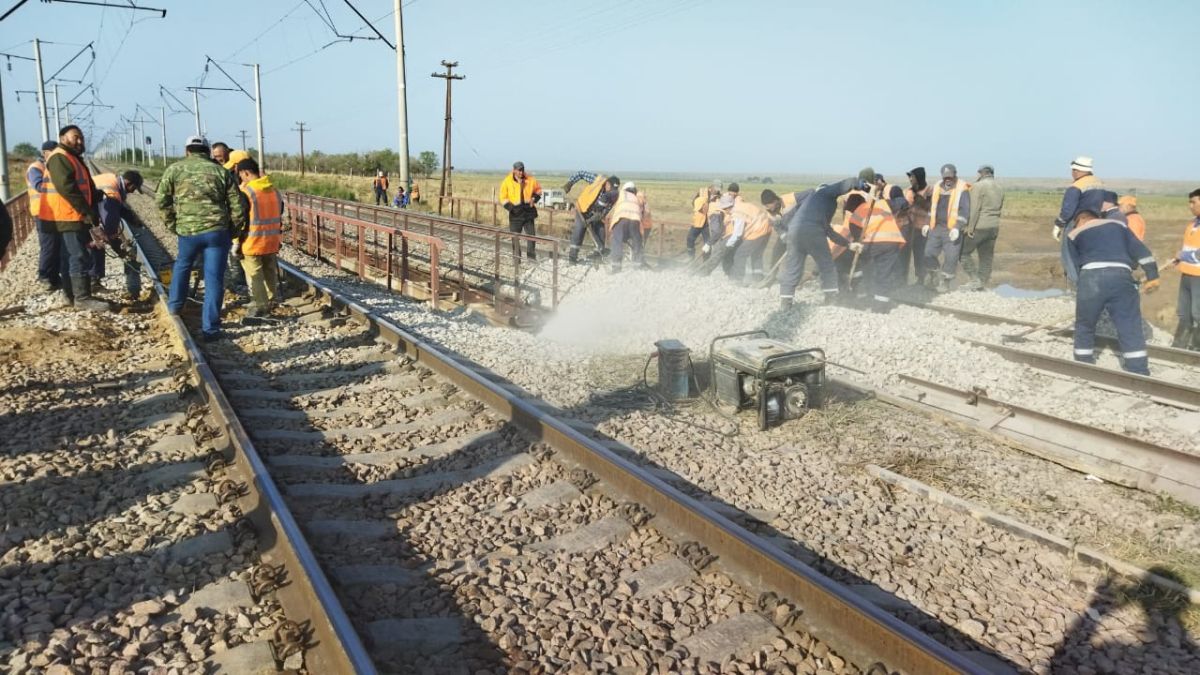 Аспара-Шу аралығындағы пойыз қозғалысы қалпына келтірілді