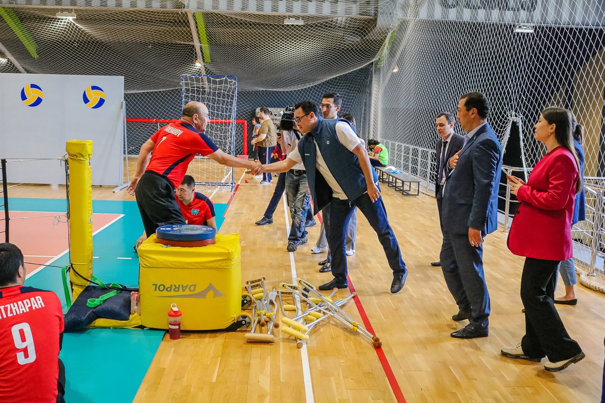 Паралимпиадалық жаттықтыру орталығында референдумға қатысты түсіндіру жұмыстары өтті