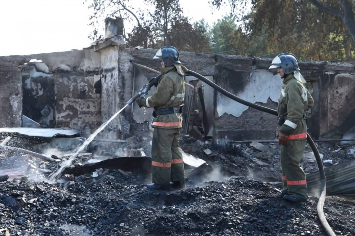 Қостанайда өрттен зардап шеккен әр үйге 25 миллион теңгеден беріледі