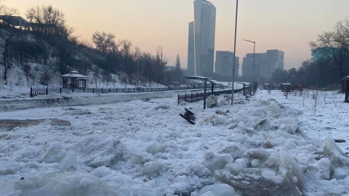 Алматыда мұз көшкіні тағы да қайталануы мүмкін