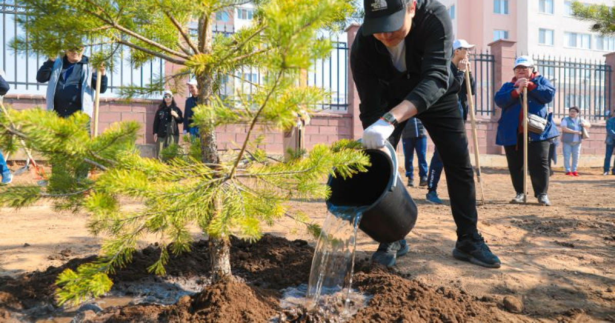 Аманаттықтар Астанада өткен жалпықалалық сенбілікке қатысты