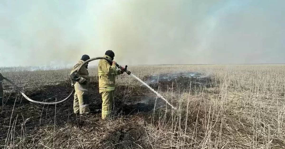 Каспий жағалауындағы өрт сөнді