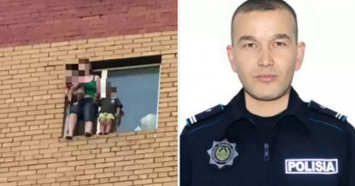 Астанада 24 жастағы әйел балаларымен бірге терезеден секіріп кетпек болды