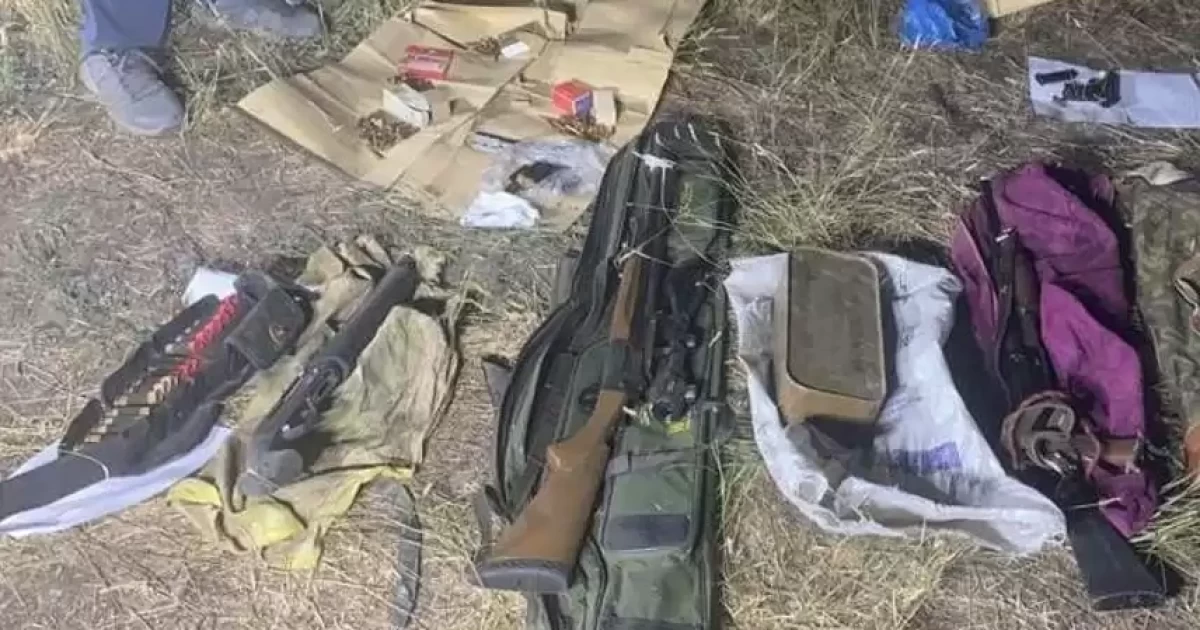 Қарағанды маңындағы орман алқабынан қару-жарақ пен оқ-дәрілер табылды