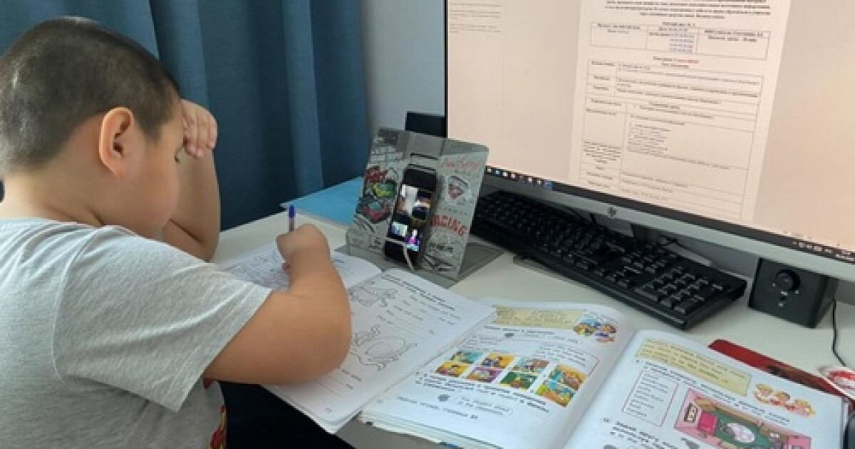 Бүгін Солтүстік  және Шығыс Қазақстан облысында мектеп оқушылары онлайн оқиды