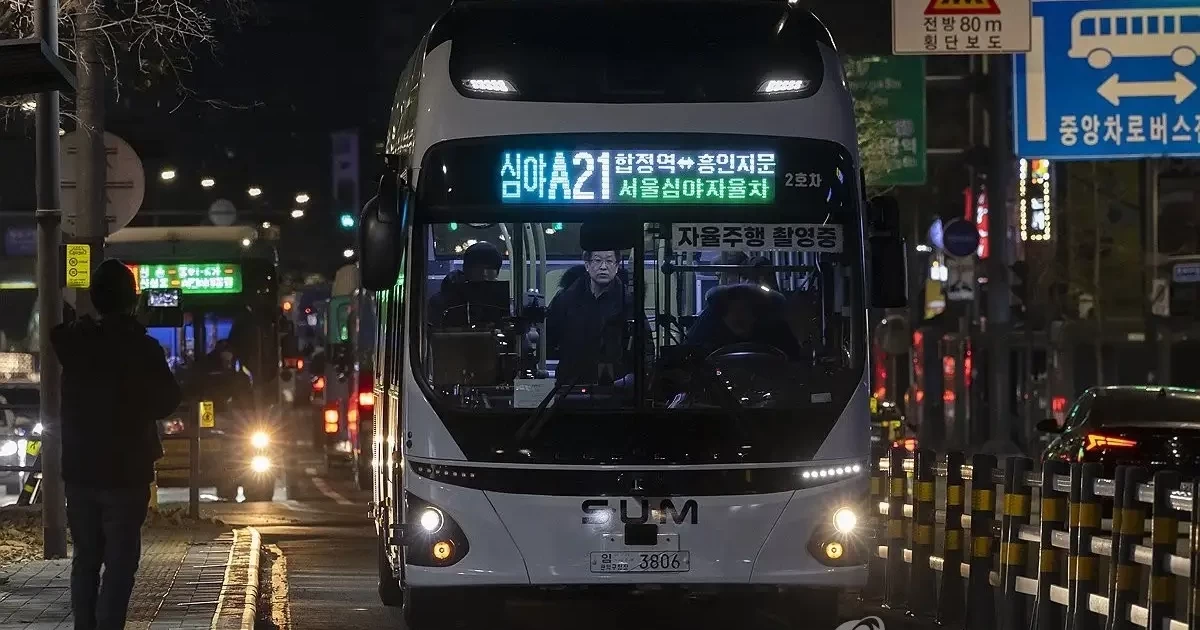 Сеулде жүргізушісі жоқ автобустар іске қосылды