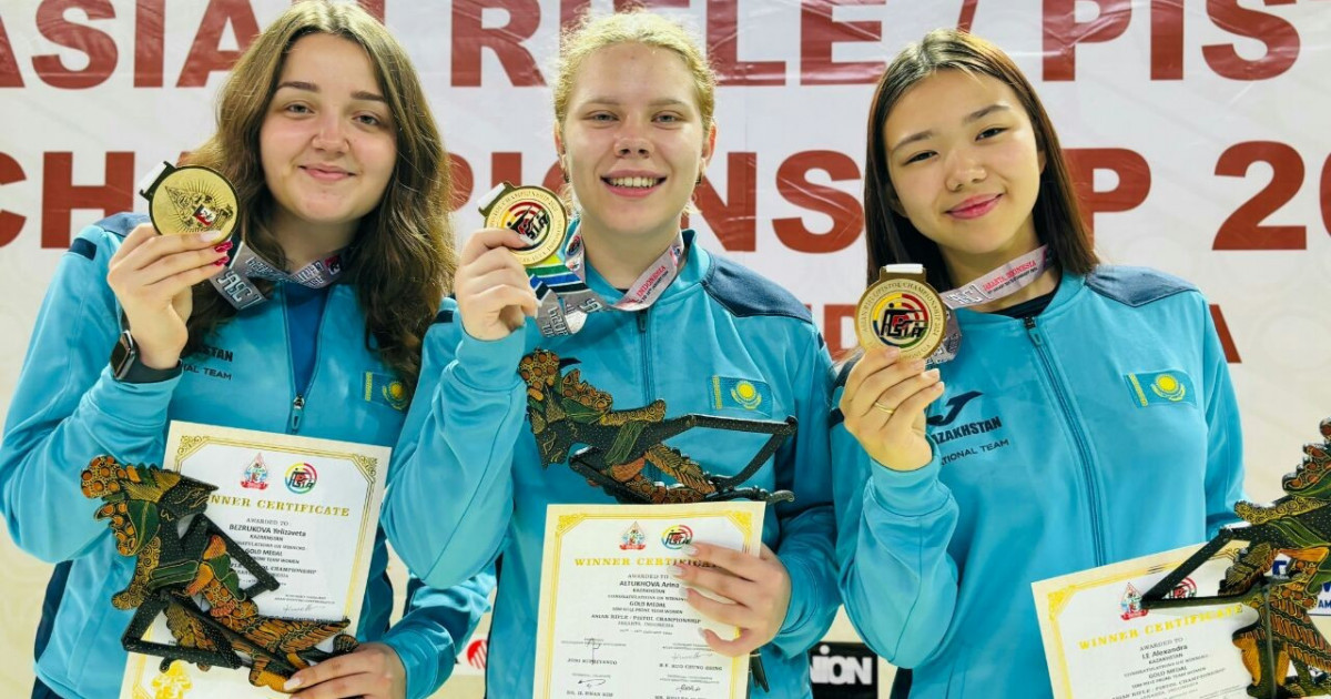 Азия чемпионатында мергендер төрт медаль жеңіп алды