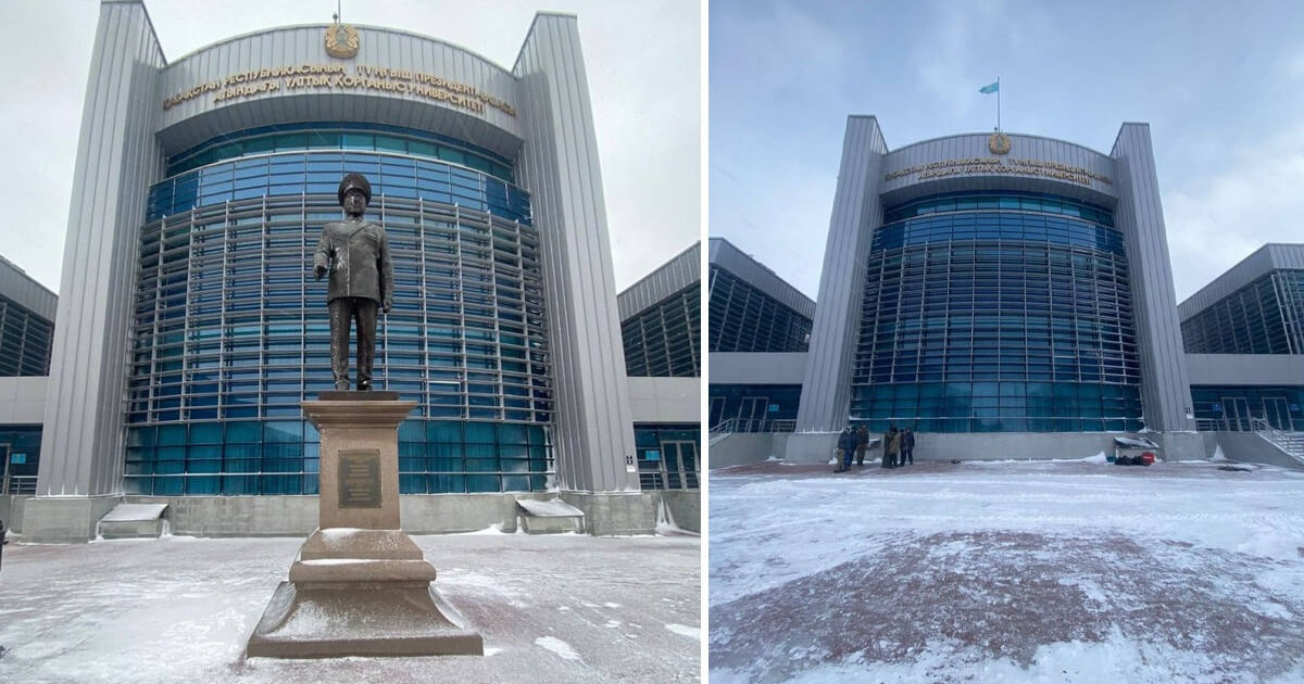 Қорғаныс министрлігі Астанадағы Нұрсұлтан Назарбаев ескерткішінің алынып тасталуына қатысты пікір білдірді
