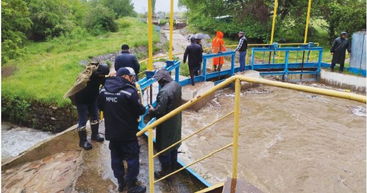 Меркі өзеніндегі су деңгейі кө­терілді