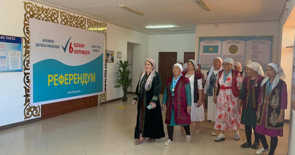 Батыр аналар референдумға келді