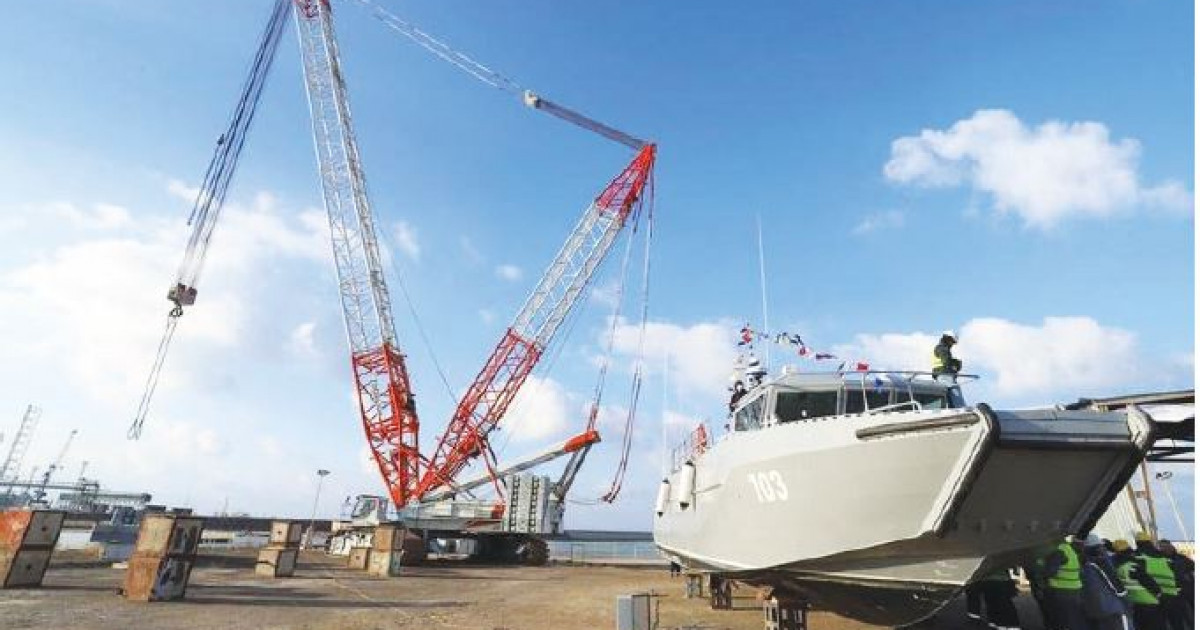 Маңғыстауда әскери катер құрастырылды