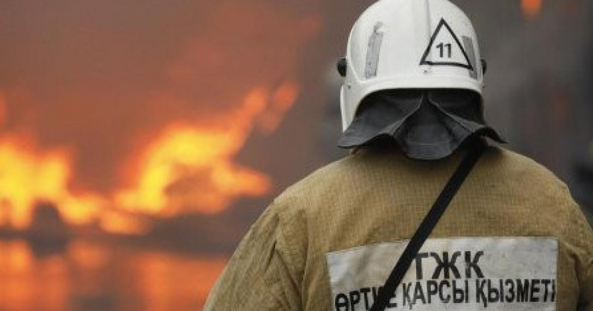 Талдықорғанда ер адам көлігімен қоса өртеніп кетті