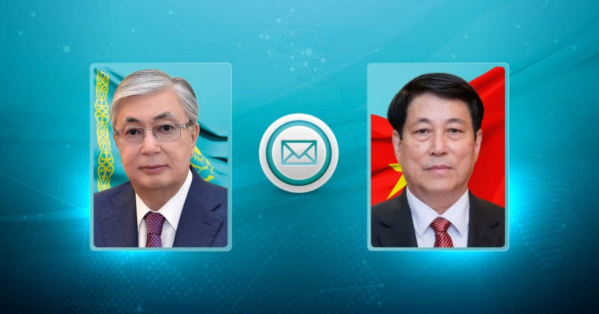 Тоқаев Вьетнам президенті Лыонг Кыонгті құттықтады