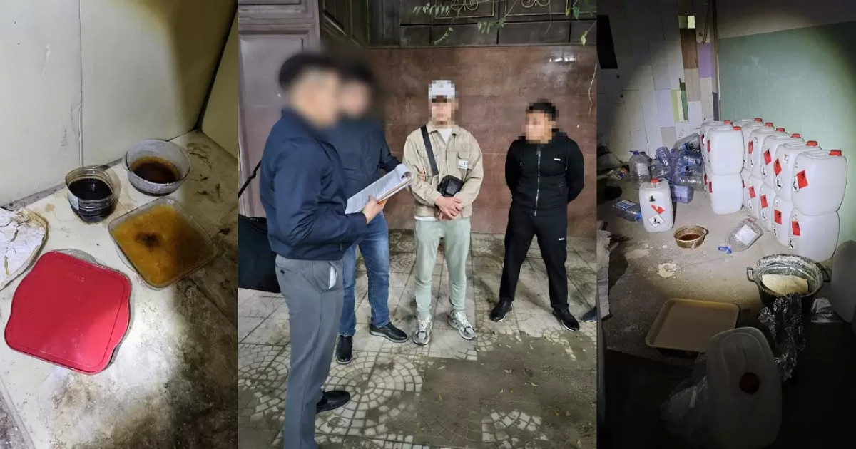 ҰҚК екі шымкенттік азаматты қылмыс үстінде ұстады (видео)