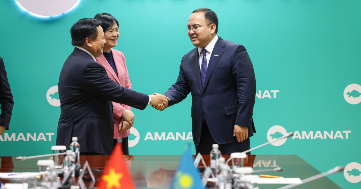 «AMANAT» партиясы Қазақстан мен Вьетнам арасындағы қарым-қатынасты дамытуға атсалысты