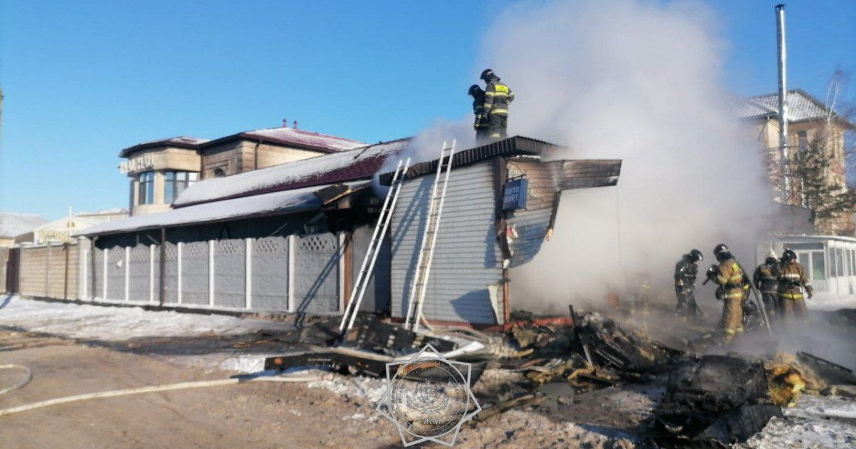 Астана дүкендерінің бірінде газ баллоны жарылды