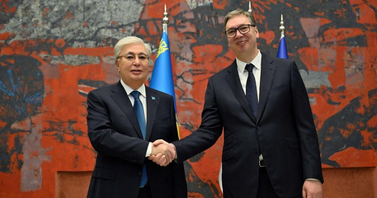 Мемлекет басшысы Сербия президентімен шағын құрамда келіссөз жүргізді