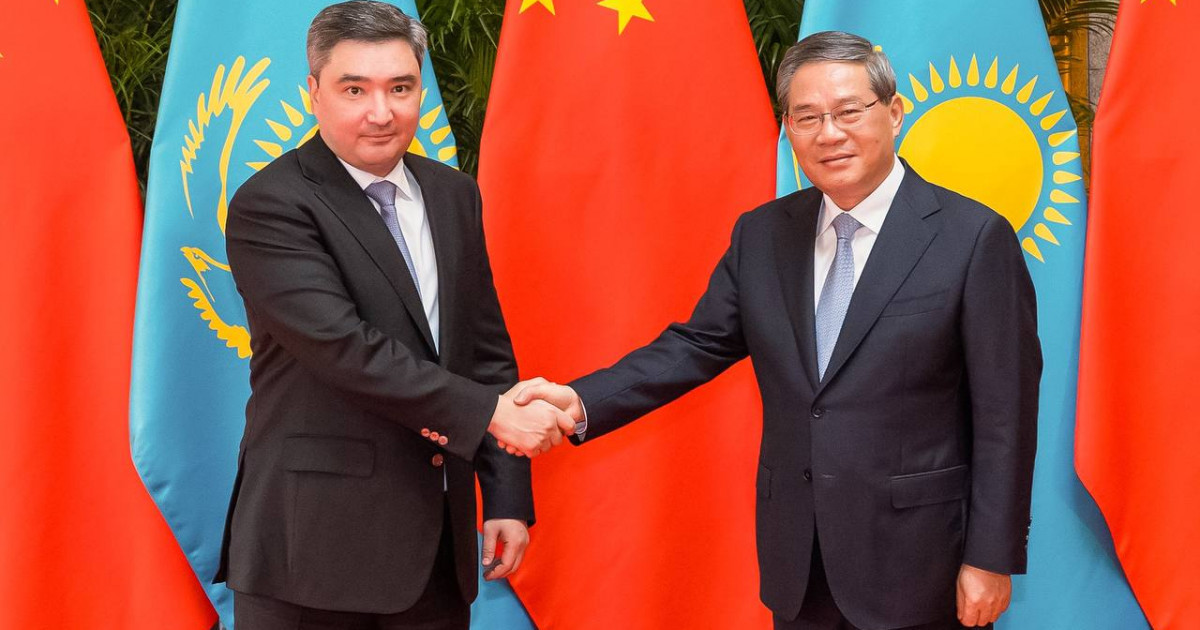 Олжас Бектенов пен Ли Цян сауда-экономикалық ынтымақтастықты дамыту мәселелерін талқылады