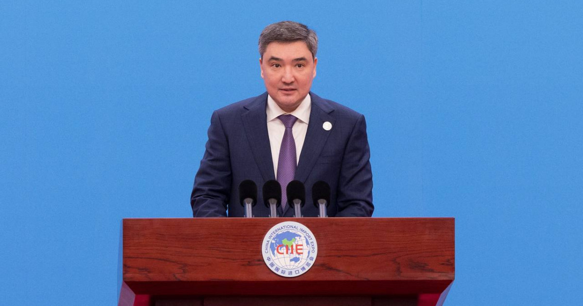 Олжас Бектенов Шанхайда өткен VII Қытай халықаралық импорт көрмесінің ашылуына қатысты