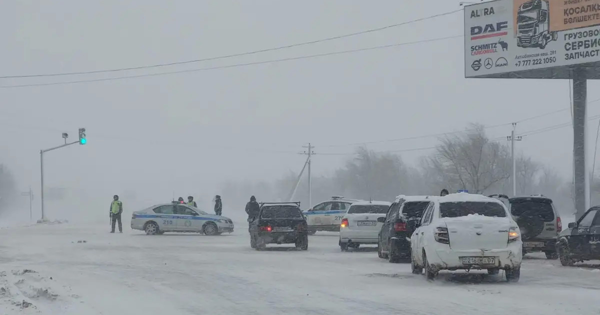 Ауа райына байланысты Қарағанды, Павлодар облыстарында жол жабылды