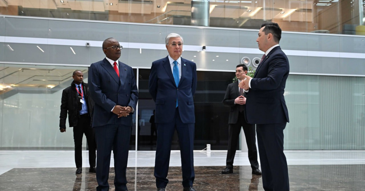 Қазақстан мен Гвинея-Бисау президенттері «Астана» халықаралық қаржы орталығына барды