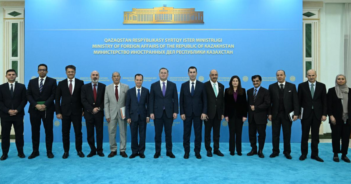 Сыртқы істер министрі араб елдерінің елшілерін қабылдады