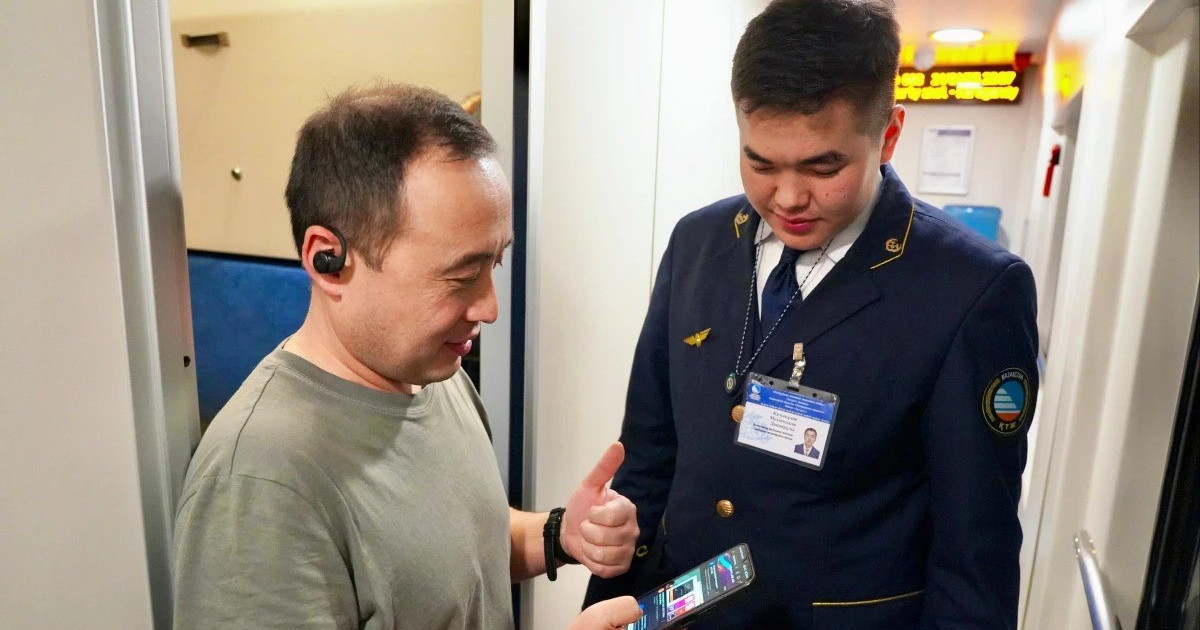 Елдегі пойыздарда интернет жүйесі іске қосылды