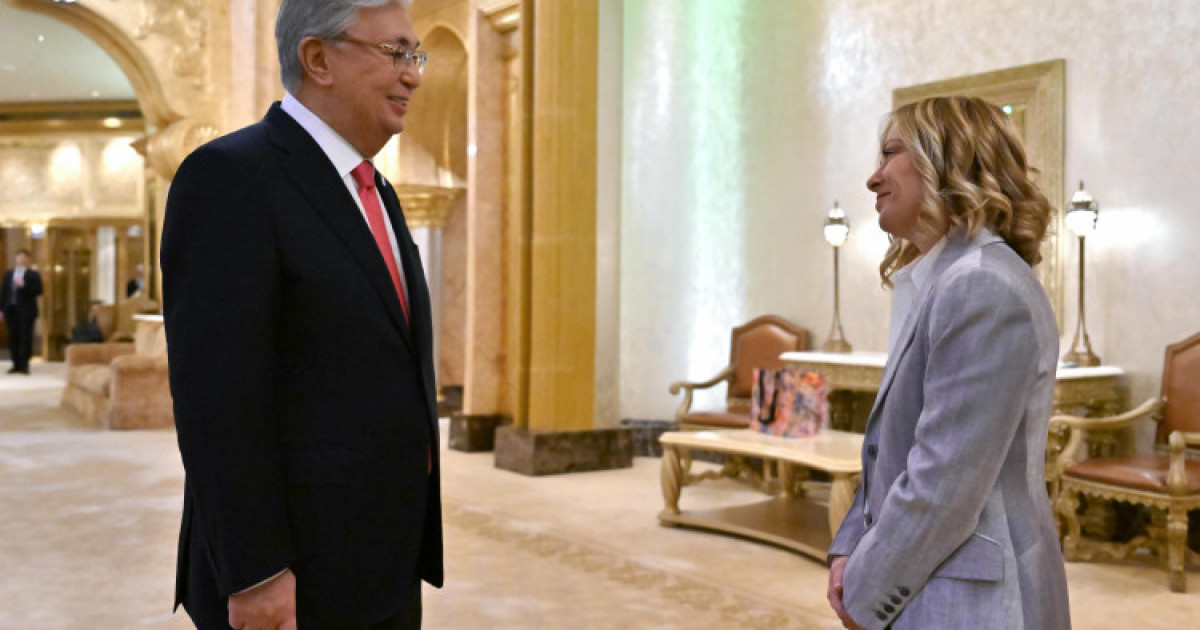 Қазақстан Президенті Италия Министрлер Кеңесінің төрағасы Джорджа Мелонимен кездесті