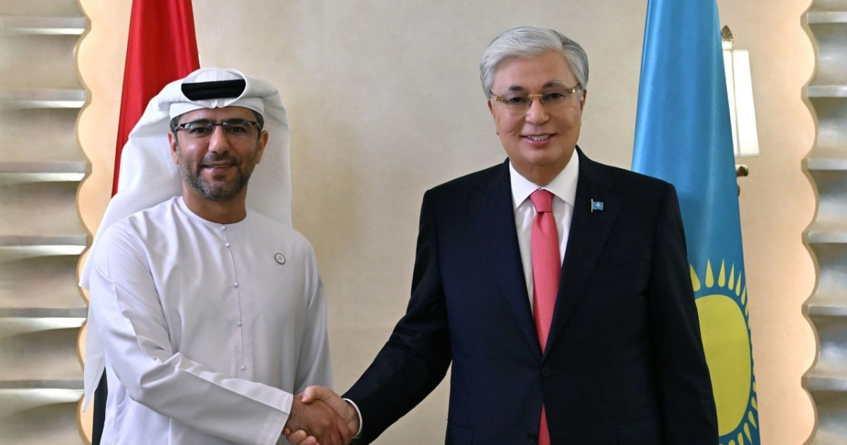 Тоқаев Abu Dhabi Ports Group бас директоры Мұхаммед Әл-Шамисимен кездесті