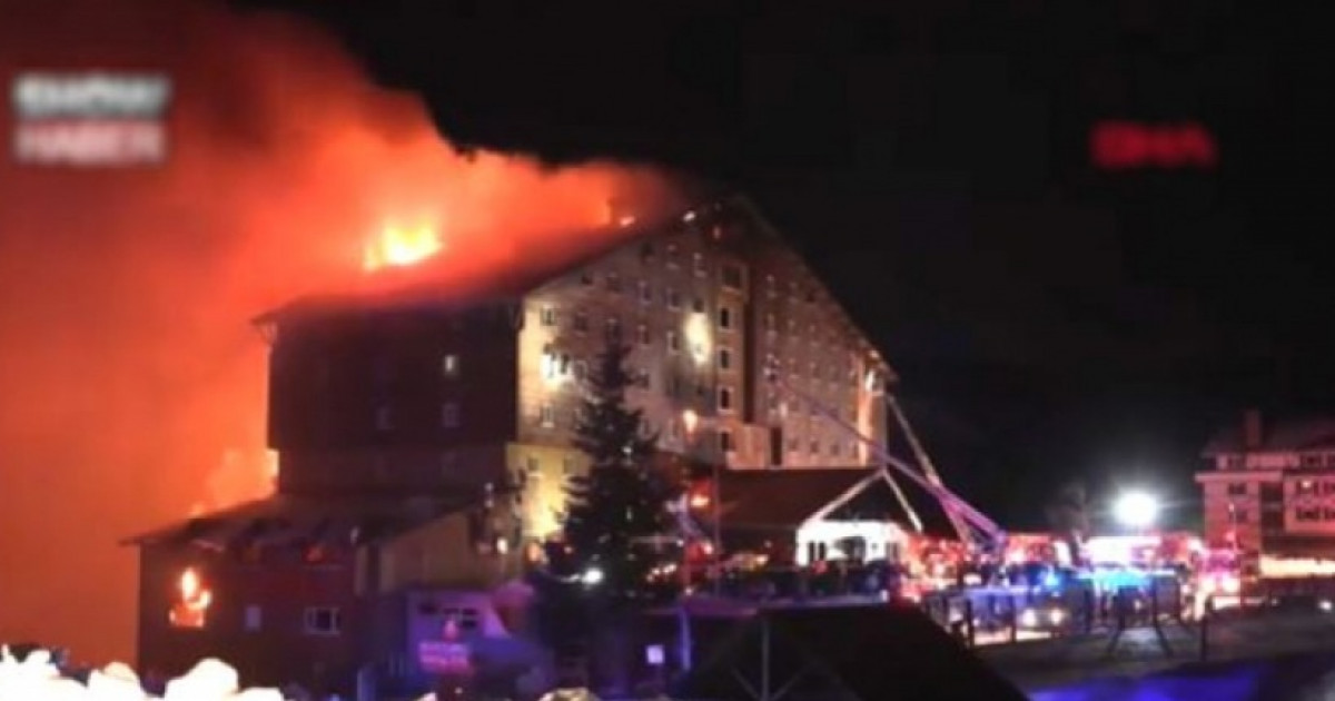 Түркияда қонақүй өртеніп, 10 адам қаза тапты