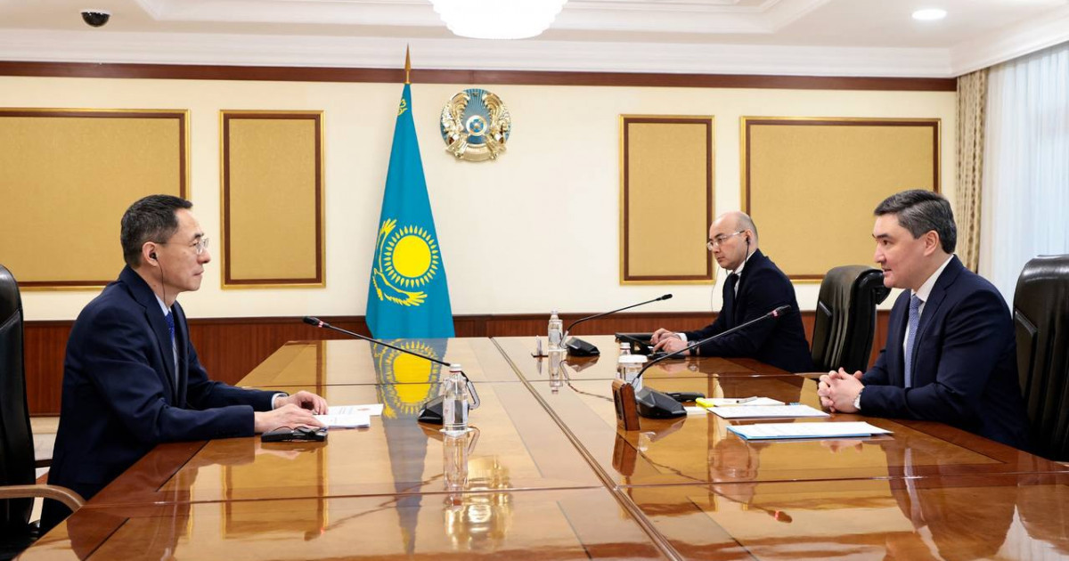 Үкімет басшысы Қытай елшісімен сауда-экономикалық ынтымақтастық мәселесін талқылады