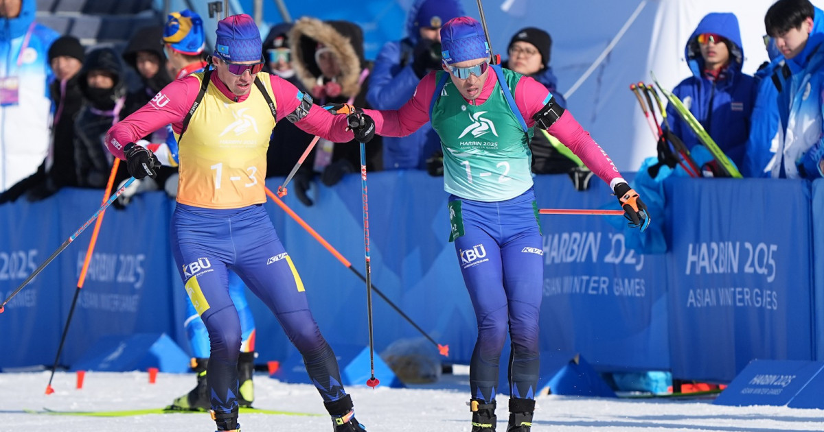 Азиада-2025: биатлоннан ерлер құрамасы күміс медаль жеңіп алды