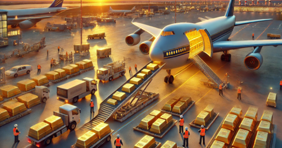 JPMorgan миллиардтаған доллар тұратын алтынды ұшақтармен таси бастады. Себебін біз білеміз