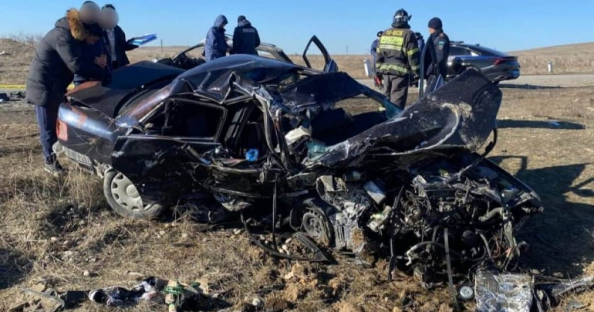 Түркістан облысында жол апатынан 6 адам қаза тапты