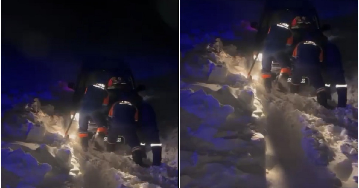 Ұлытау құтқарушылары қар құрсауында қалған тұрғынға көмекке барды