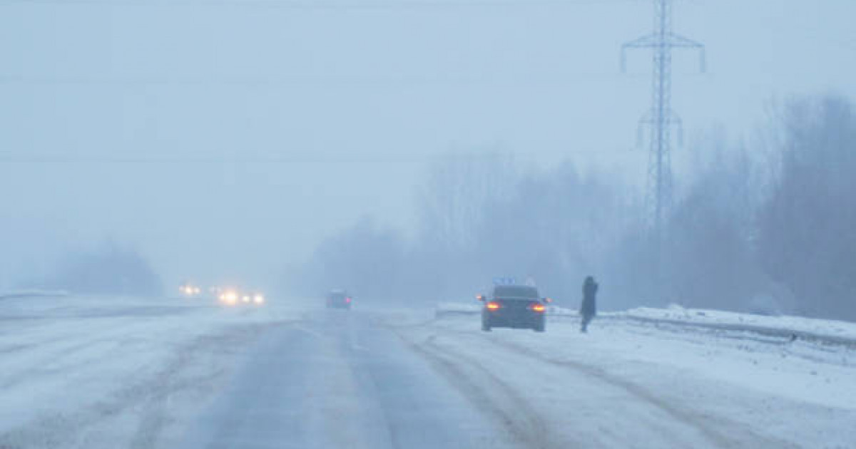 Ауа райының нашарлауына байланысты СҚО, Ақмола облысында жол жабылды