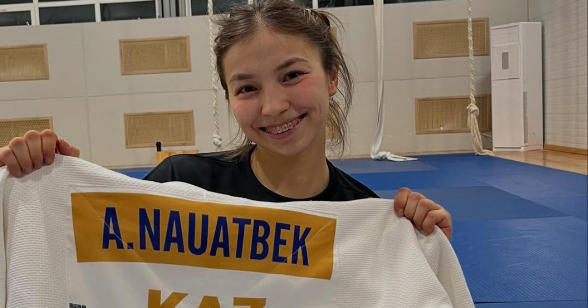 Дзюдошы Ақмарал Науатбек қуанышты жаңалығын бөлісті