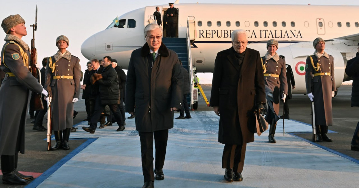 Қазақстанға Италия президенті келді