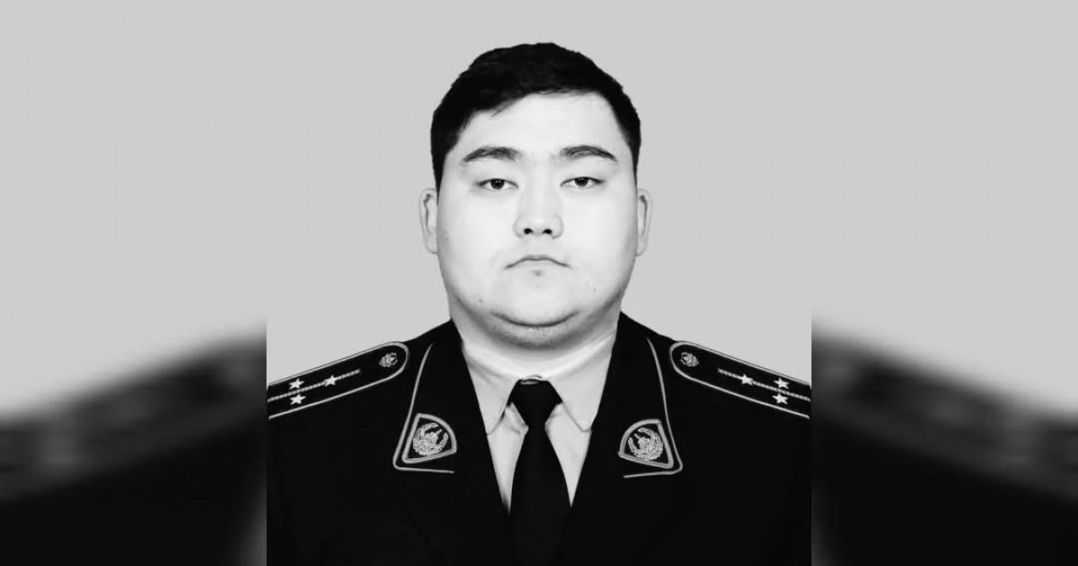 Түркістан облысында полиция инспекторы қаза тапты