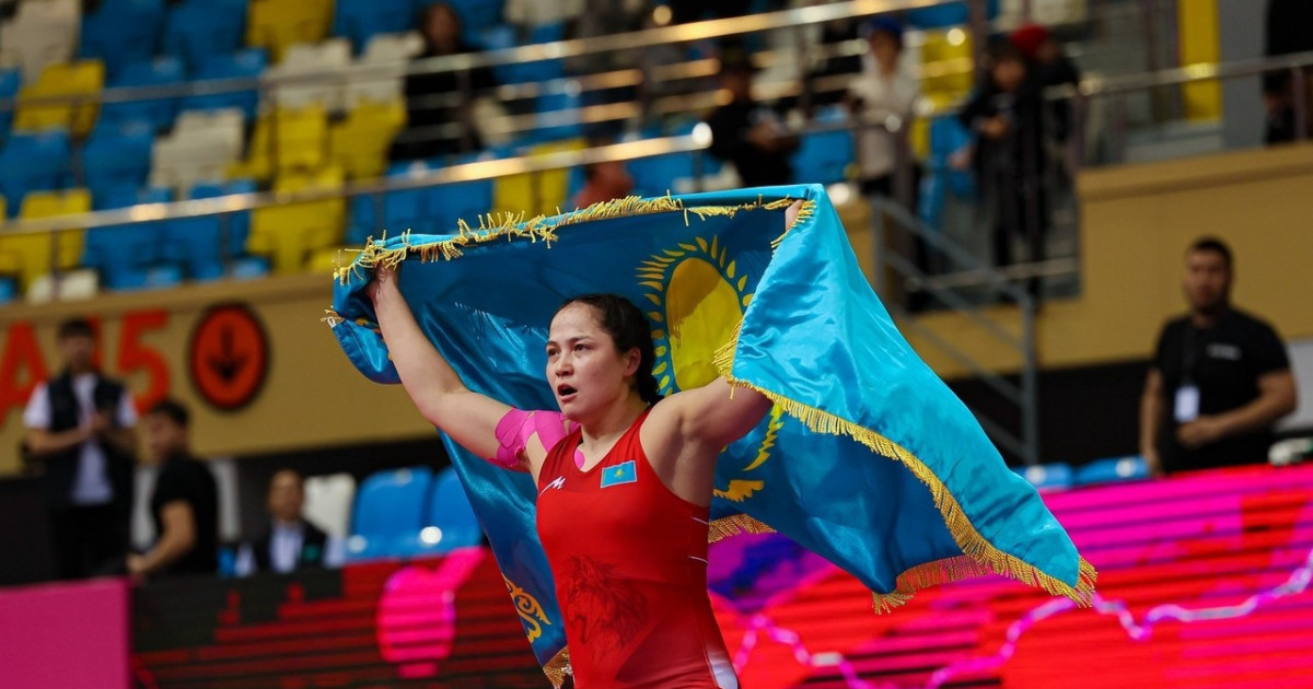 Әйелдер күресінен Азия чемпионаты: Жәмилә Бақбергенова алтын медаль жеңіп алды