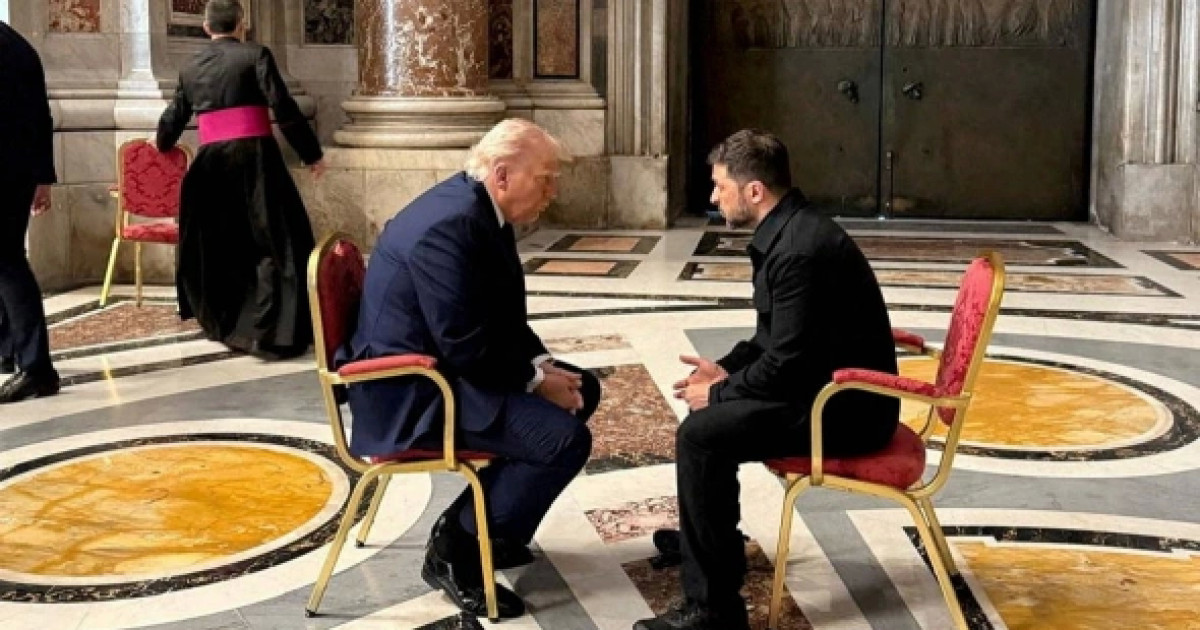 АҚШ пен Украина басшылары Ватиканда кездесу өткізді